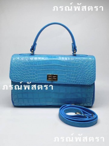 กระเป๋าหนังจระเข้แท้สำหรับถือ